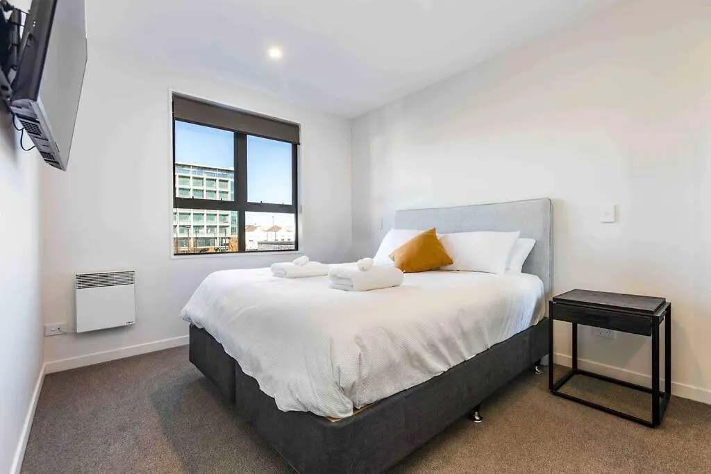 Daire Luxury Apt 2Br W Balcony Parkside Central City Christchurch