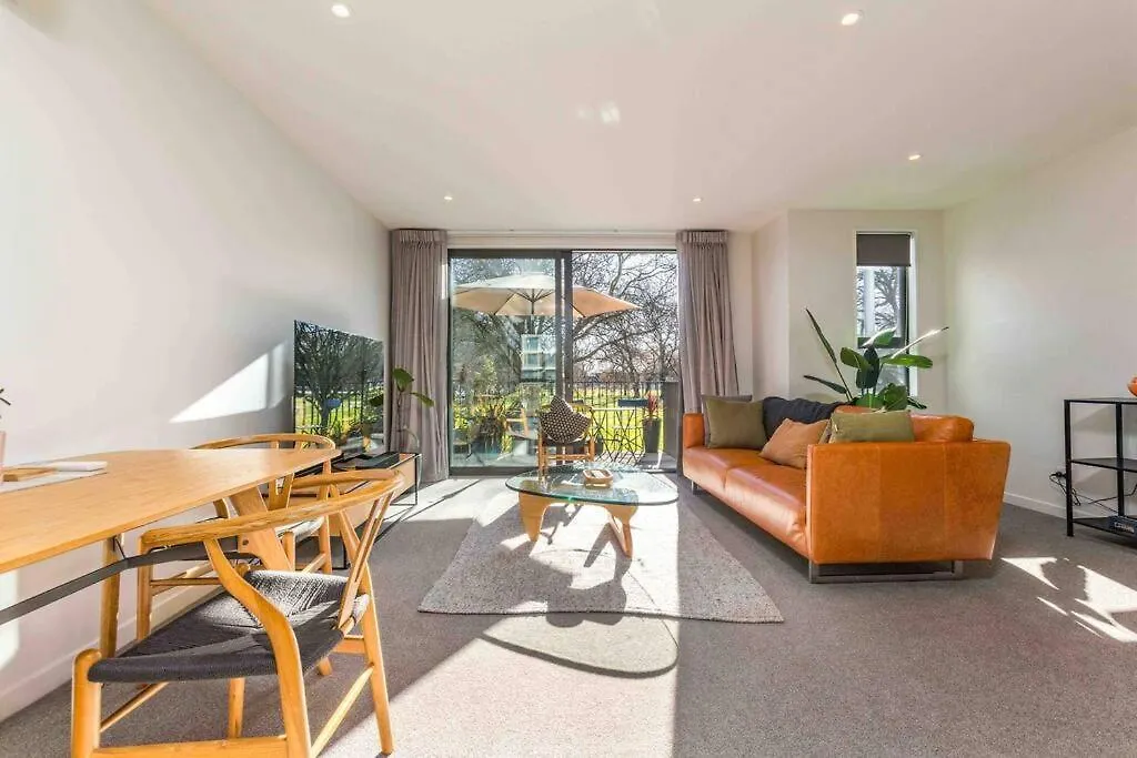 Luxury Apt 2Br W Balcony Parkside Central City Christchurch 0*,  Yeni Zelanda