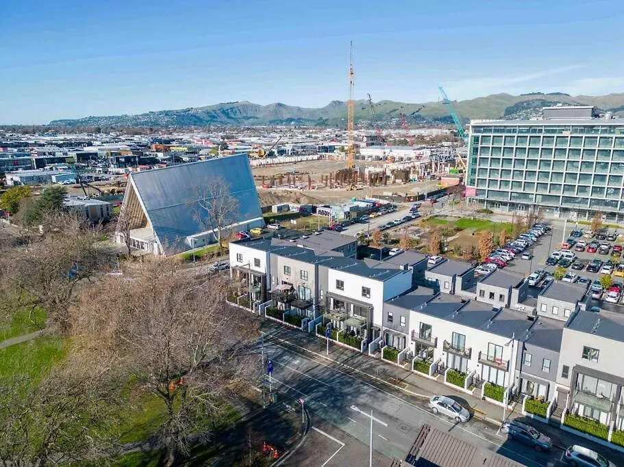 Luxury Apt 2Br W Balcony Parkside Central City Christchurch 0*,